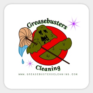 GREASEBUSTERS CLEANING Sticker